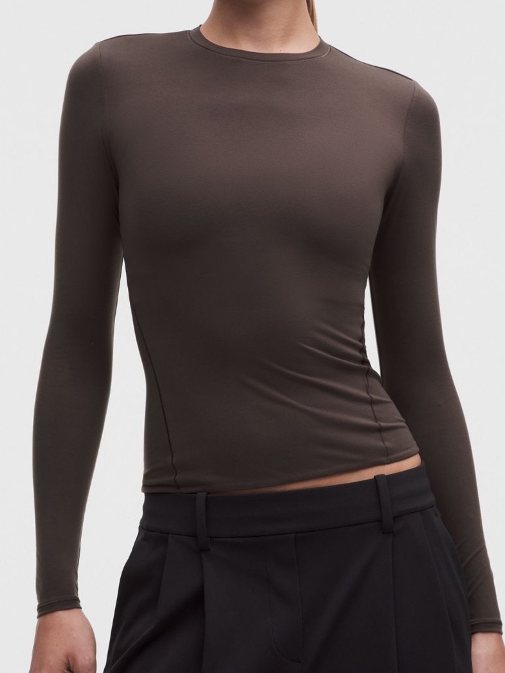 Lululemon Wundermost Ultra-Soft Nulu Crewneck
Long-Sleeve Shirt